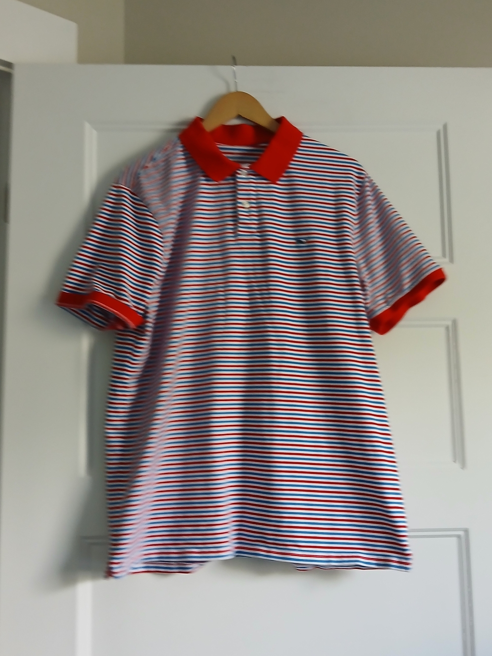 Vineyard Vines Striped Performance Polo Shirt SZ Large